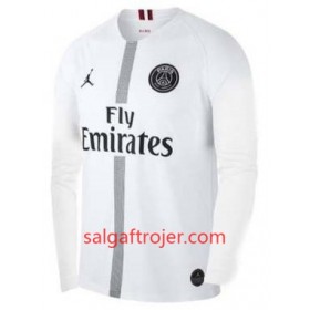 Paris Saint-Germain Fodboldtrøjer Jodan Hvid 3. sæt 2018/19 Langærmet